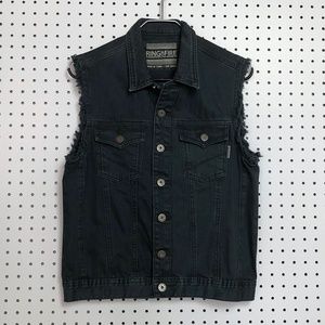 Men's Denim Vest by Ring of Fire